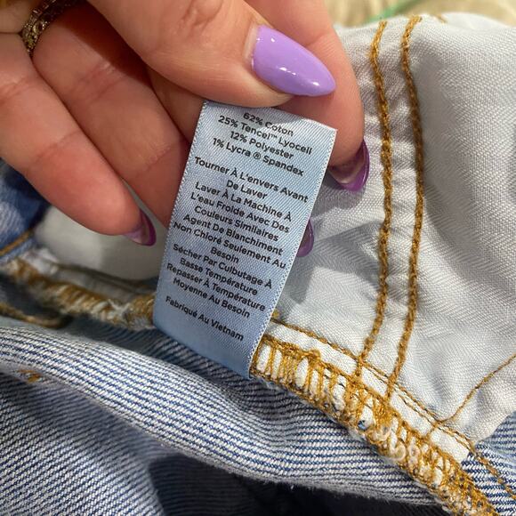 Talbots High Waist Straight Ankle Jeans in Lightwash Size 10P - Picture 9 of 12